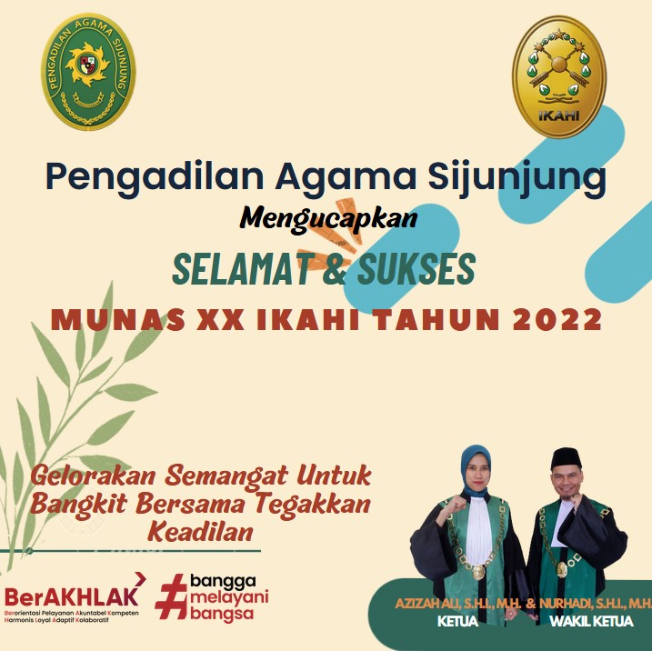 Selamat & Sukses, Munas XX IKAHI Tahun 2022