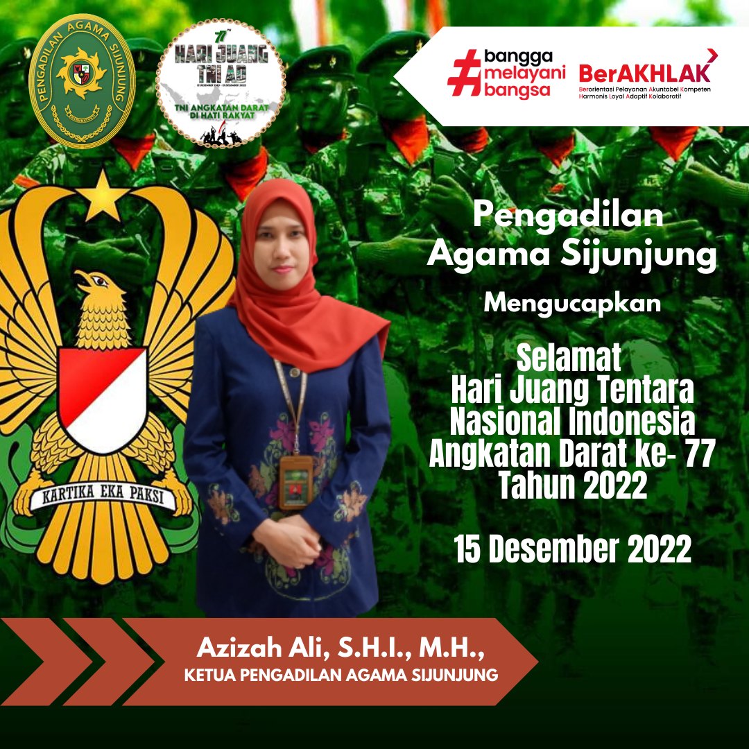 Hari Juang Tentara Nasional Indonesia Angkatan Darat ke-77 Tahun 2022